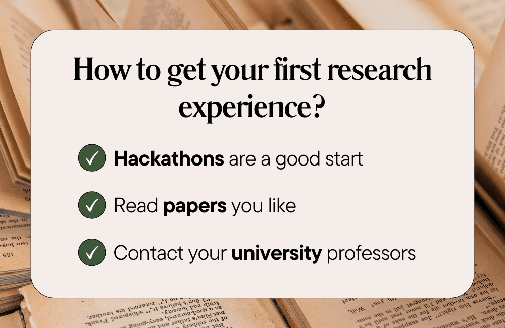 How to Get Your First Research Experience